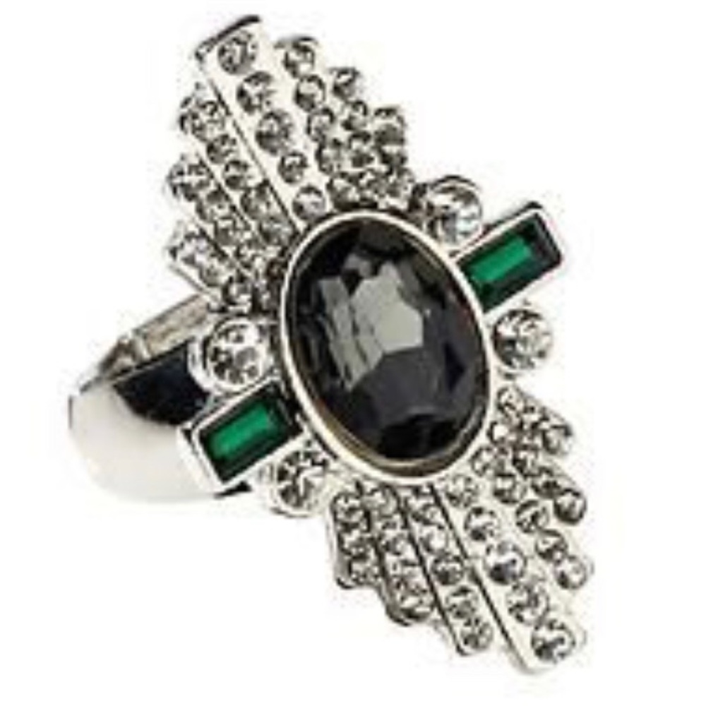 SABINE Art Deco Shield Ring